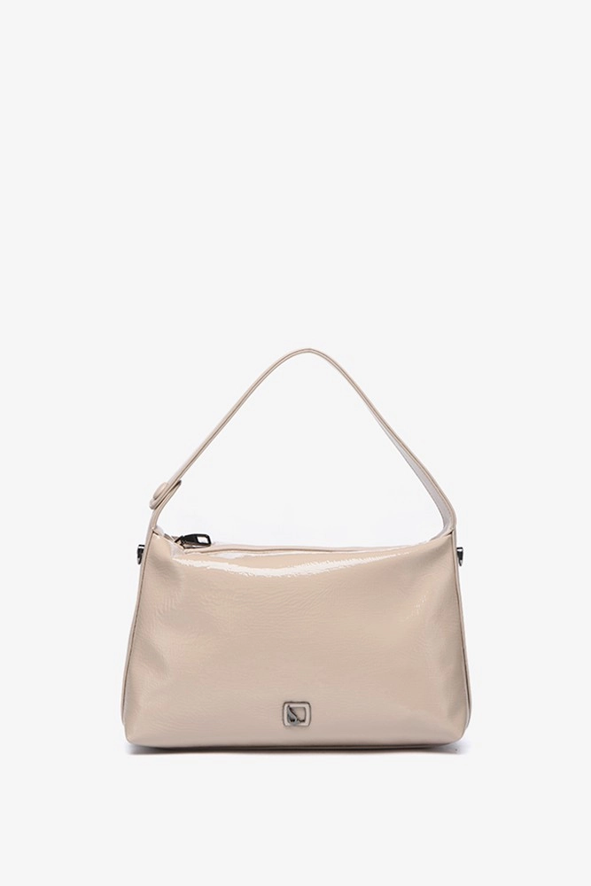 Abbacino Bolso de hombro en charol beige Solo hoy