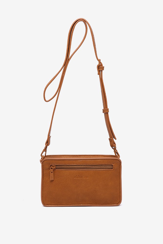 Abbacino Bandolera en materiales reciclados cognac Superdescuento