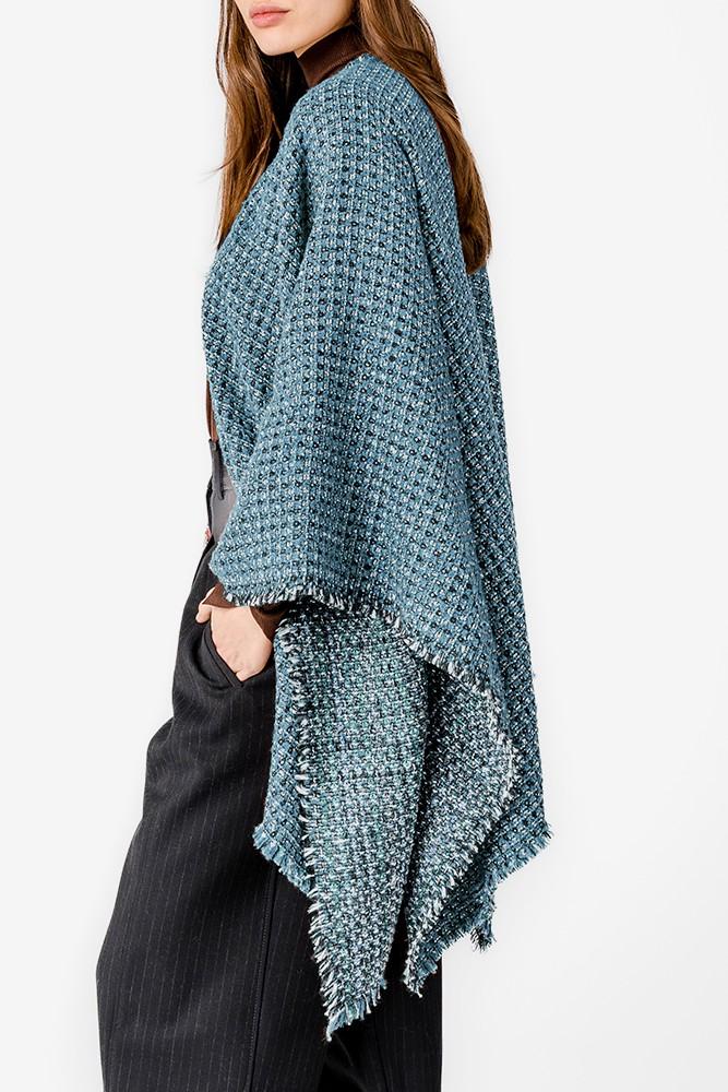 Abbacino Poncho en tonos azules Precio ultrabajo
