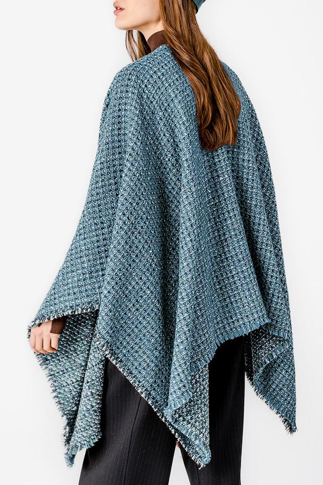 Abbacino Poncho en tonos azules Precio ultrabajo