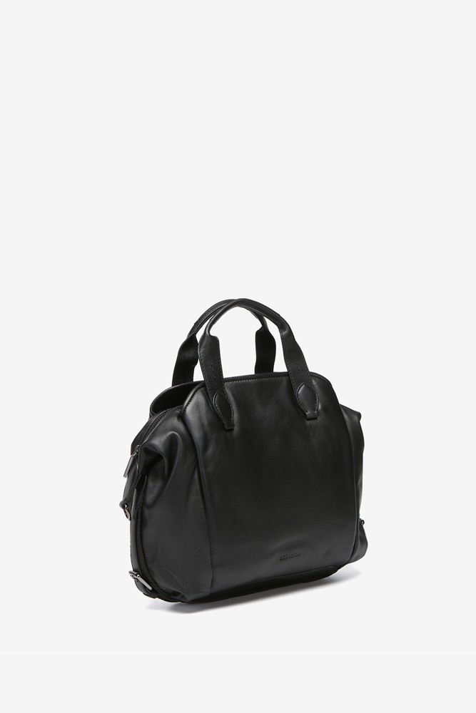 Abbacino Bolso bowling en piel negra Rebajas baratas