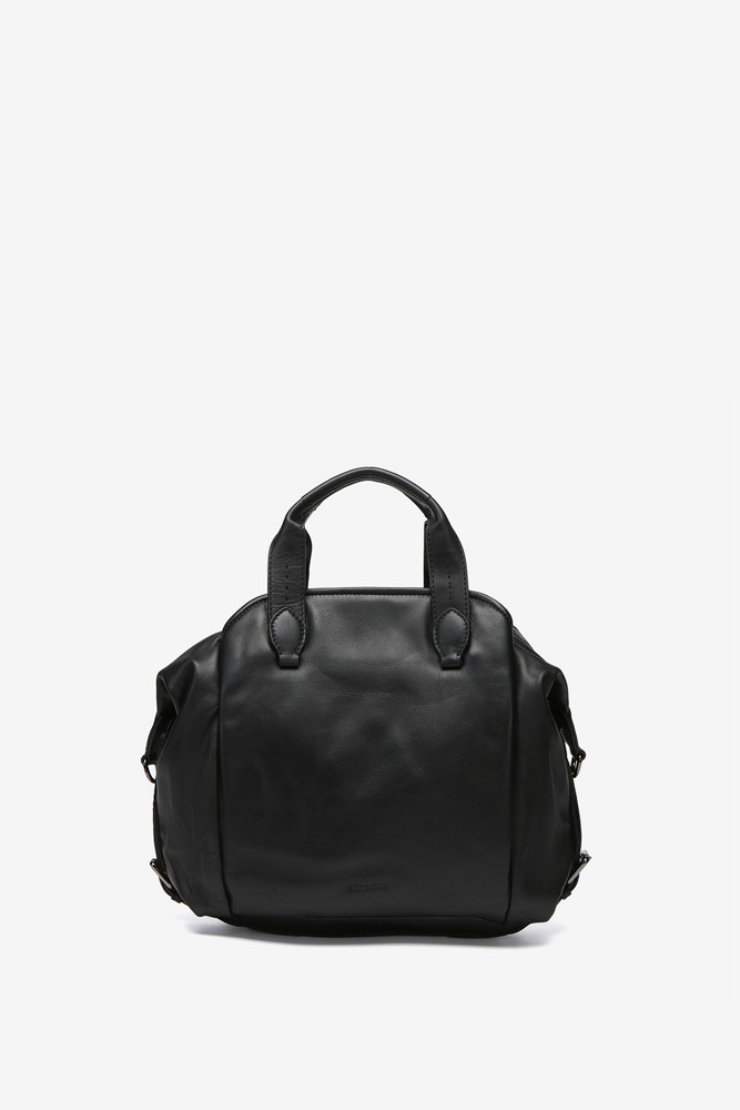 Abbacino Bolso bowling en piel negra Rebajas baratas