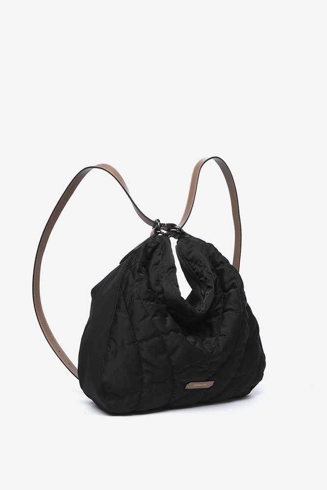 Abbacino Bolso-mochila acolchado en materiales reciclados negro Los más vendidos