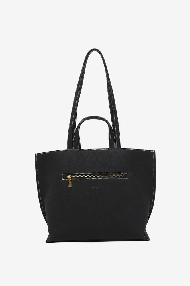 Abbacino Bolso shopper en materiales reciclados negro Tienda