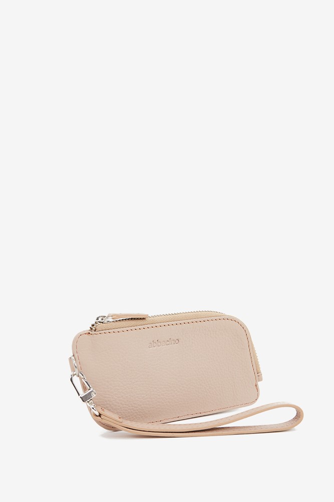 Abbacino Monedero de piel en camel