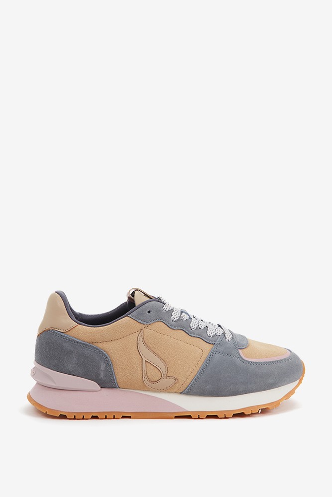 Abbacino Zapatilla de mujer en camel