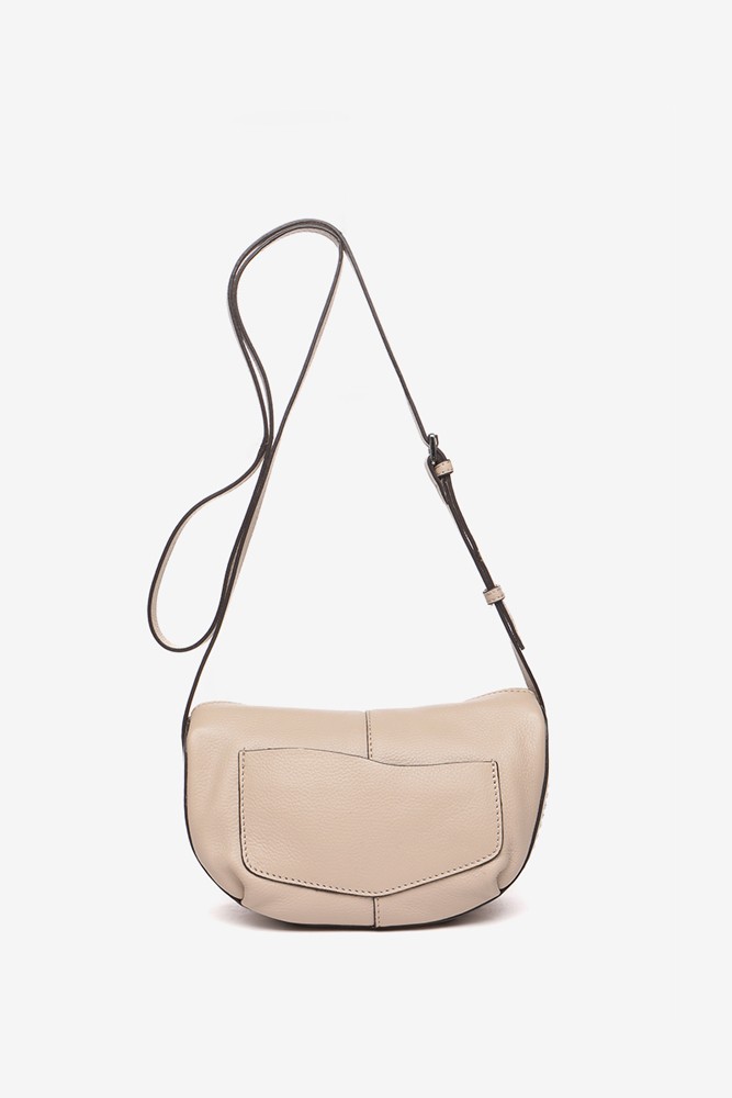 Abbacino Bandolera pequeña de piel en beige Envío gratis
