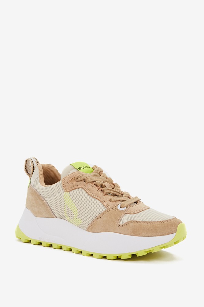 Abbacino Zapatilla de mujer estilo 'runner' en beige Últimos 3 días
