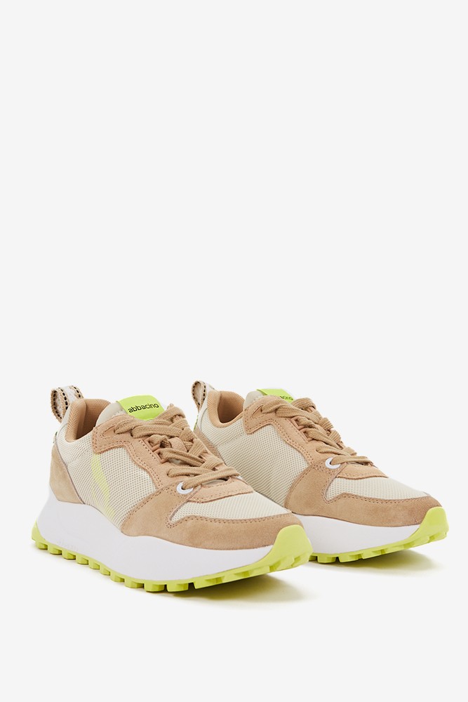 Abbacino Zapatilla de mujer estilo 'runner' en beige Últimos 3 días