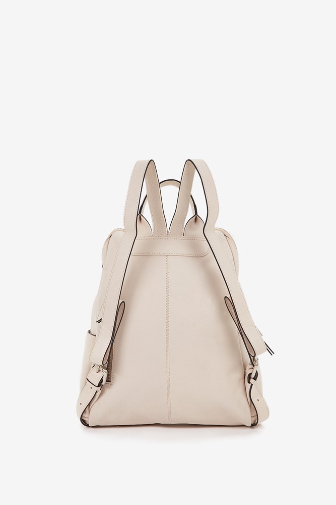 Abbacino Mochila de mujer en piel troquelada beige COMPRAR AHORA