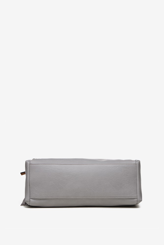 Abbacino Bolso hobo de mujer con borla en gris Últimos 2 días