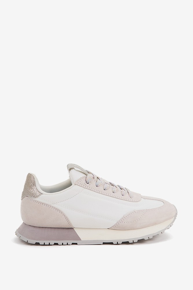 Abbacino Zapatilla de mujer en blanco
