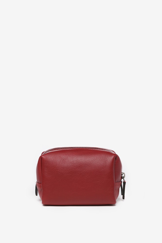 Abbacino Neceser mediano en piel roja Última moda