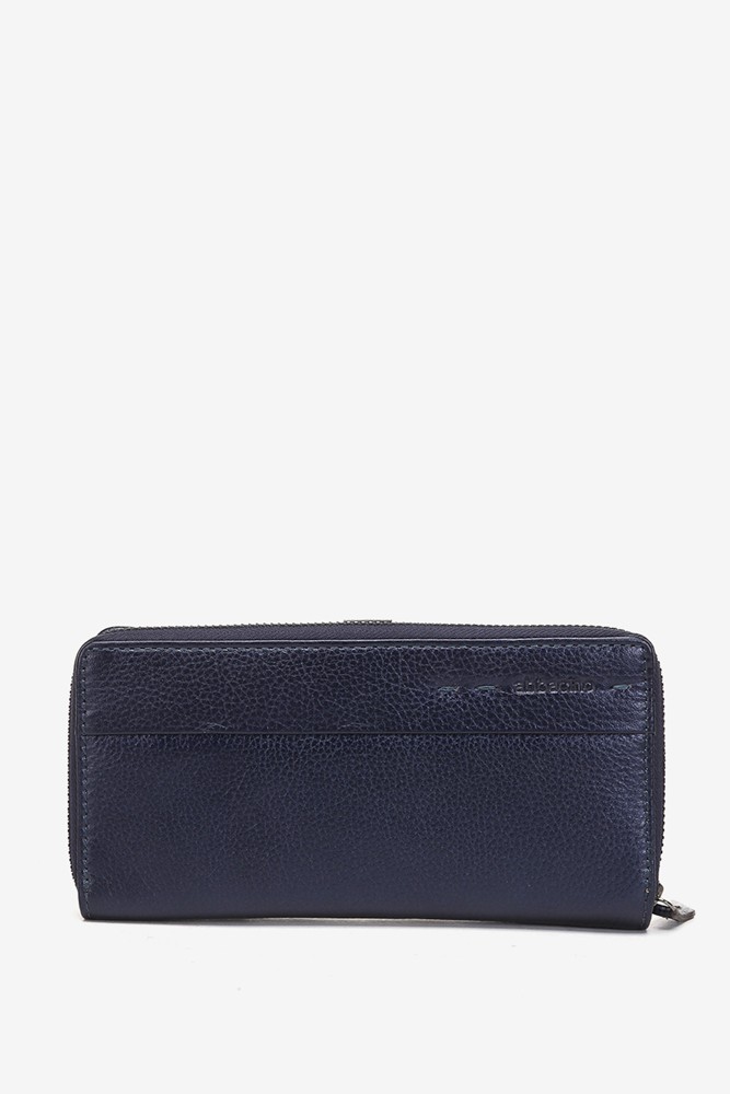 Abbacino Cartera grande con herraje en piel metalizada azul En línea