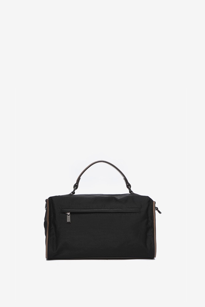 Abbacino Bandolera acolchada en materiales reciclados negro En oferta