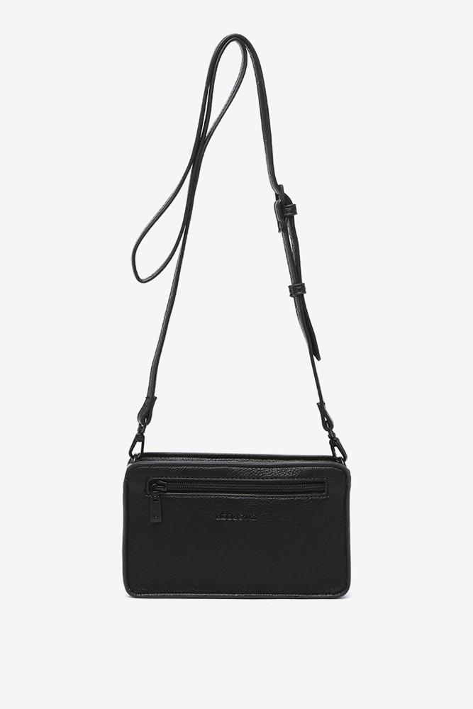 Abbacino Bandolera en materiales reciclados negro Gran oferta