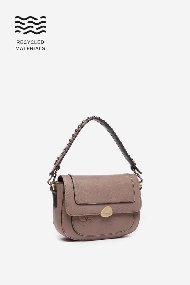 Abbacino Bolso de hombro en materiales reciclados taupe Oferta especial