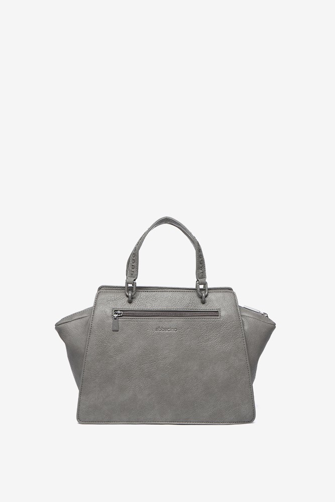 Abbacino Bolso de mano en materiales reciclados gris COMPRAR AHORA