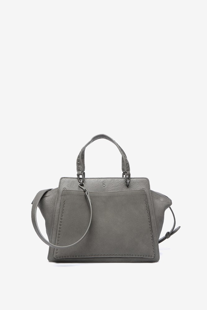 Abbacino Bolso de mano en materiales reciclados gris COMPRAR AHORA