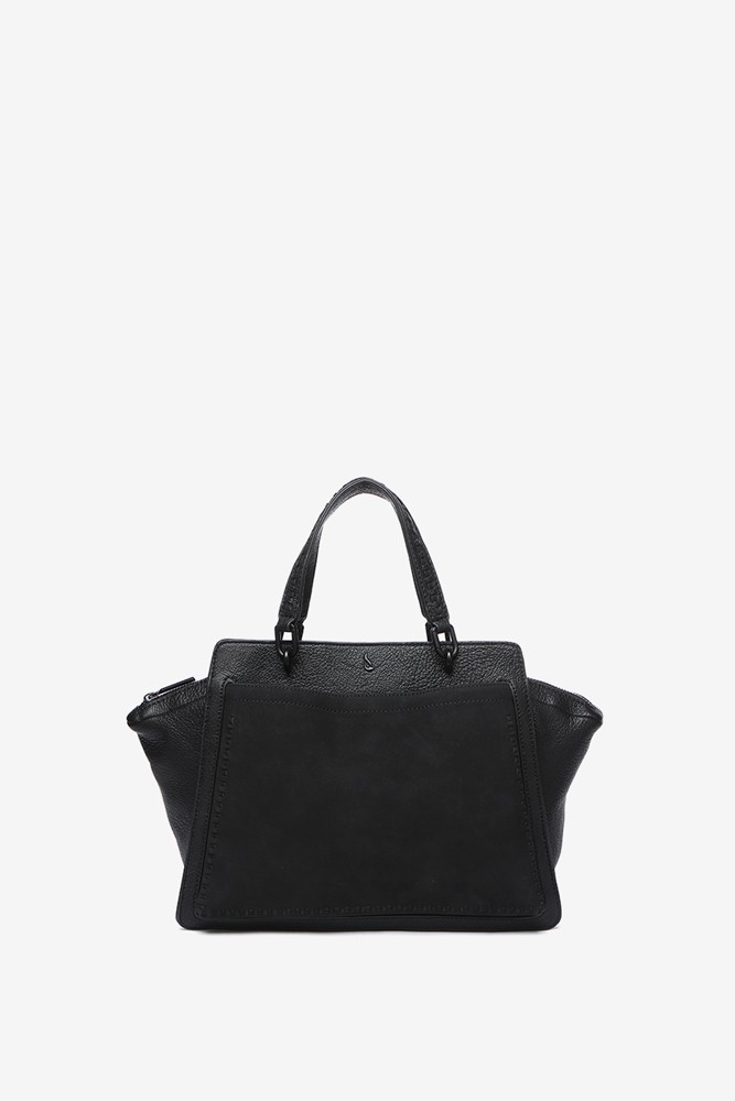 Abbacino Bolso de mano en materiales reciclados negro Envío internacional gratuito