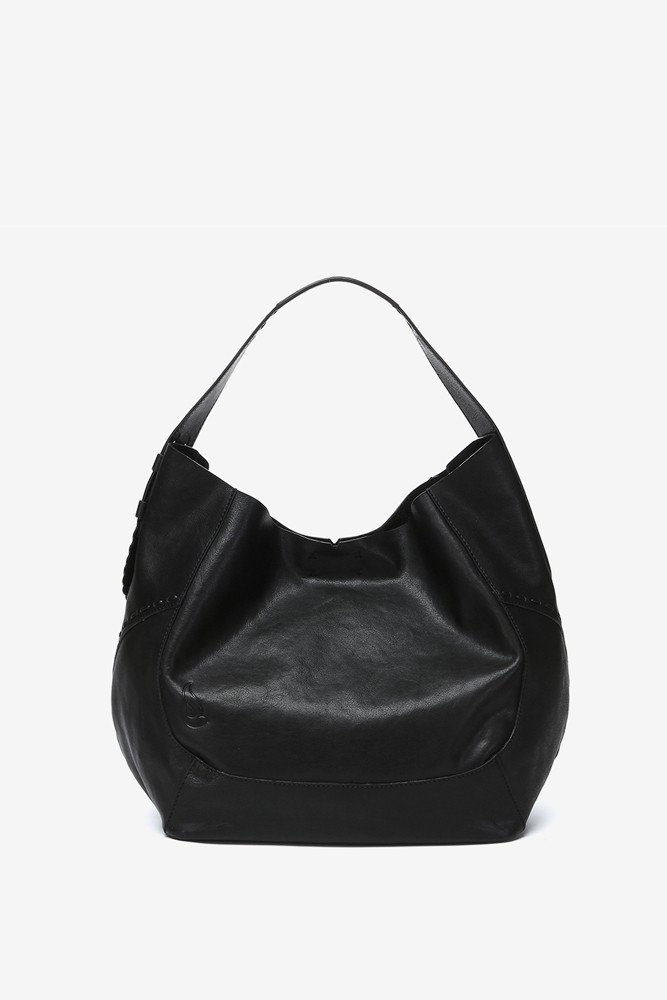 Abbacino Bolso de hombro en piel negra Libre de impuestos