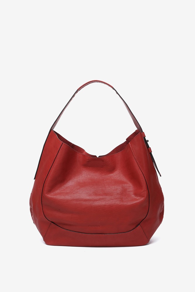 Abbacino Bolso de hombro en piel roja Oferta exclusiva