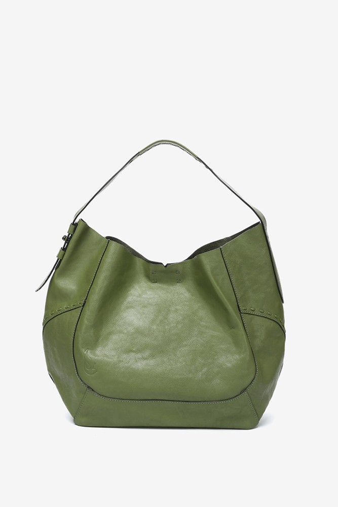 Abbacino Bolso de hombro en piel verde Última moda