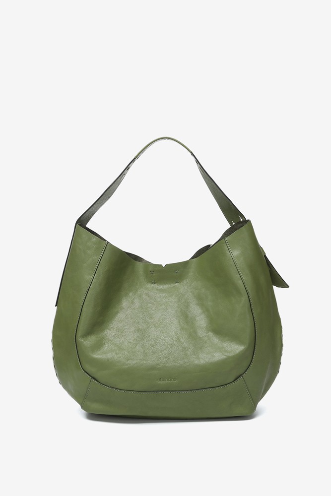 Abbacino Bolso de hombro en piel verde Última moda