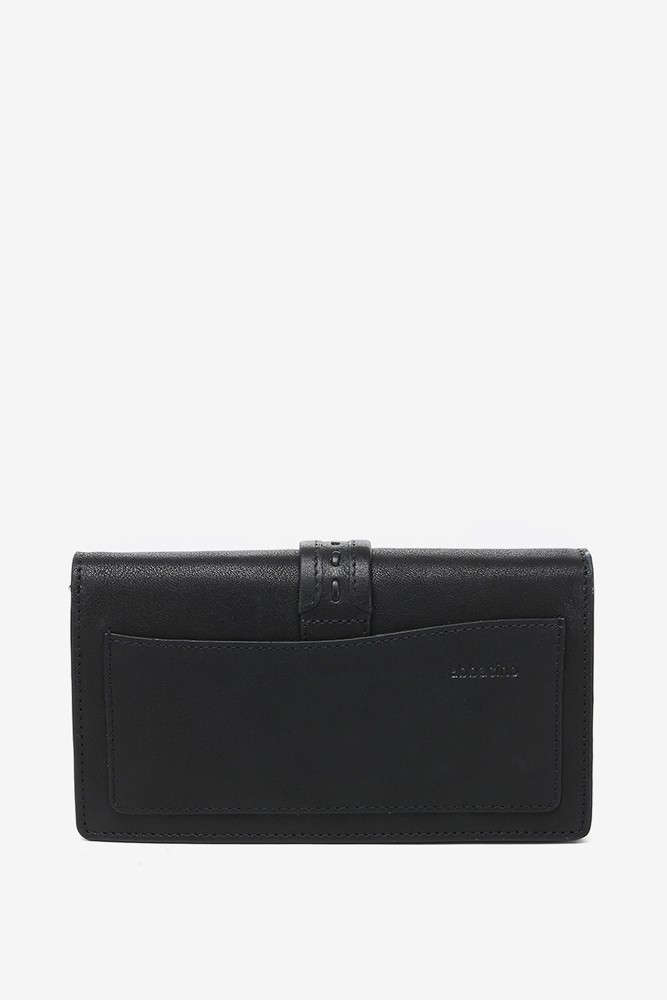 Abbacino Bandolera mini en piel negra Descuento por venta flash