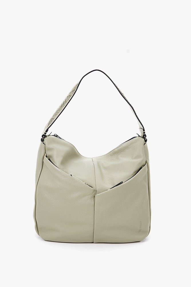 Abbacino Bolso hobo de mujer en piel verde Devoluciones gratuitas