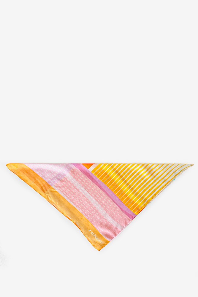 Abbacino Bandana con estampado geométrico naranja
