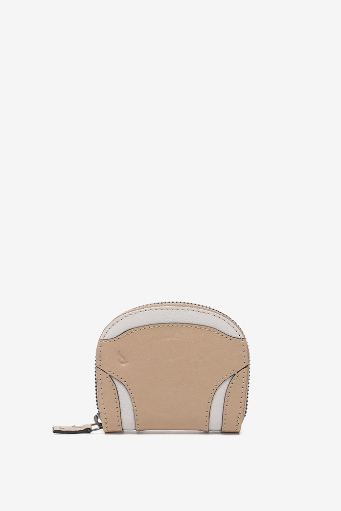 Abbacino Monedero en piel camel Superdescuento