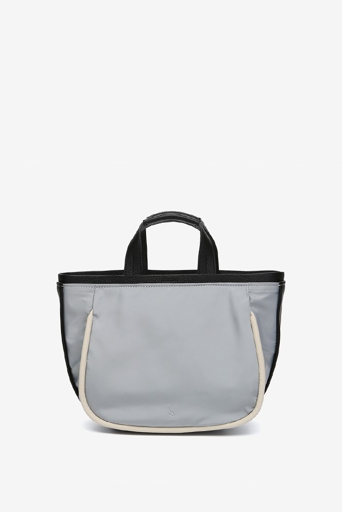 Abbacino Bolso shopper en materiales reciclados gris Último día