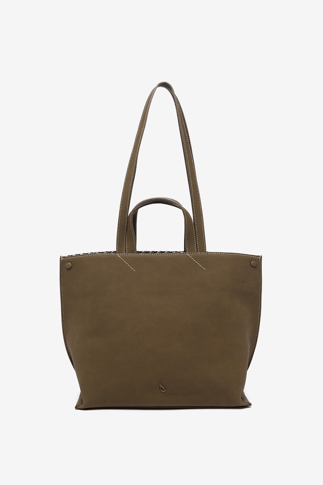 Abbacino Bolso shopper en materiales reciclados verde Gran oferta
