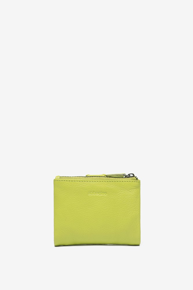 Abbacino Cartera pequeña de piel en verde Última moda