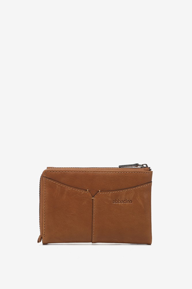 Abbacino Cartera mediana con solapa en piel cognac Envío gratis