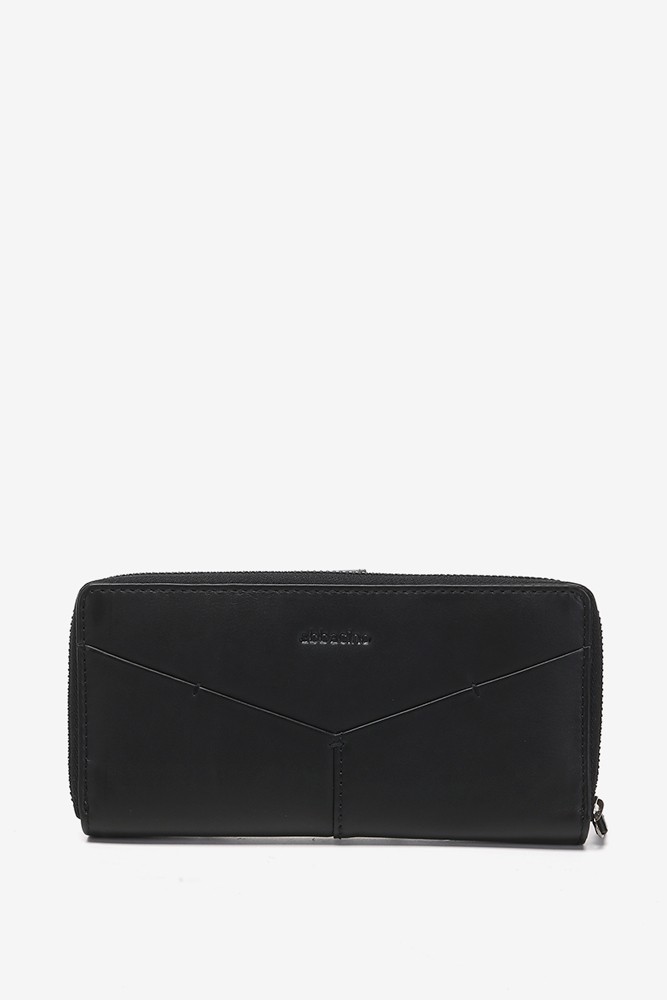 Abbacino Cartera grande en piel negra Liquidación