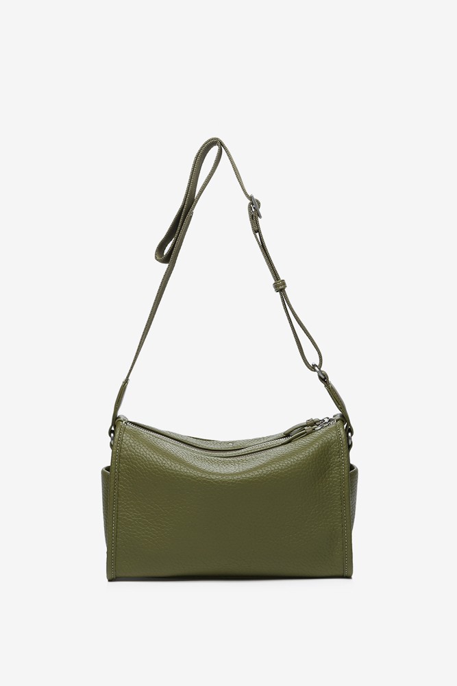 Abbacino Bandolera en materiales reciclados verde Rebajas online
