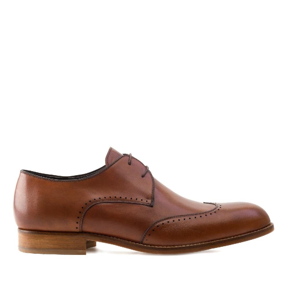 Andres machado Zapatos Blucher Piel Caoba COMPRAR AHORA