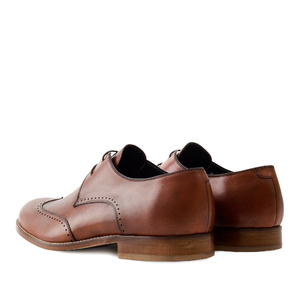 Andres machado Zapatos Blucher Piel Caoba COMPRAR AHORA