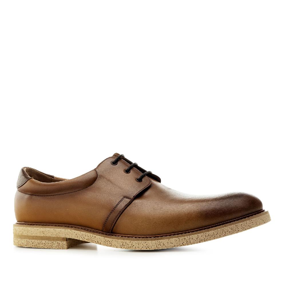 Andres machado Zapato de vestir en piel de color Cuero ÚLTIMAS EDICIONES