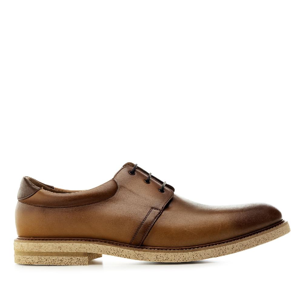 Andres machado Zapato de vestir en piel de color Cuero ÚLTIMAS EDICIONES