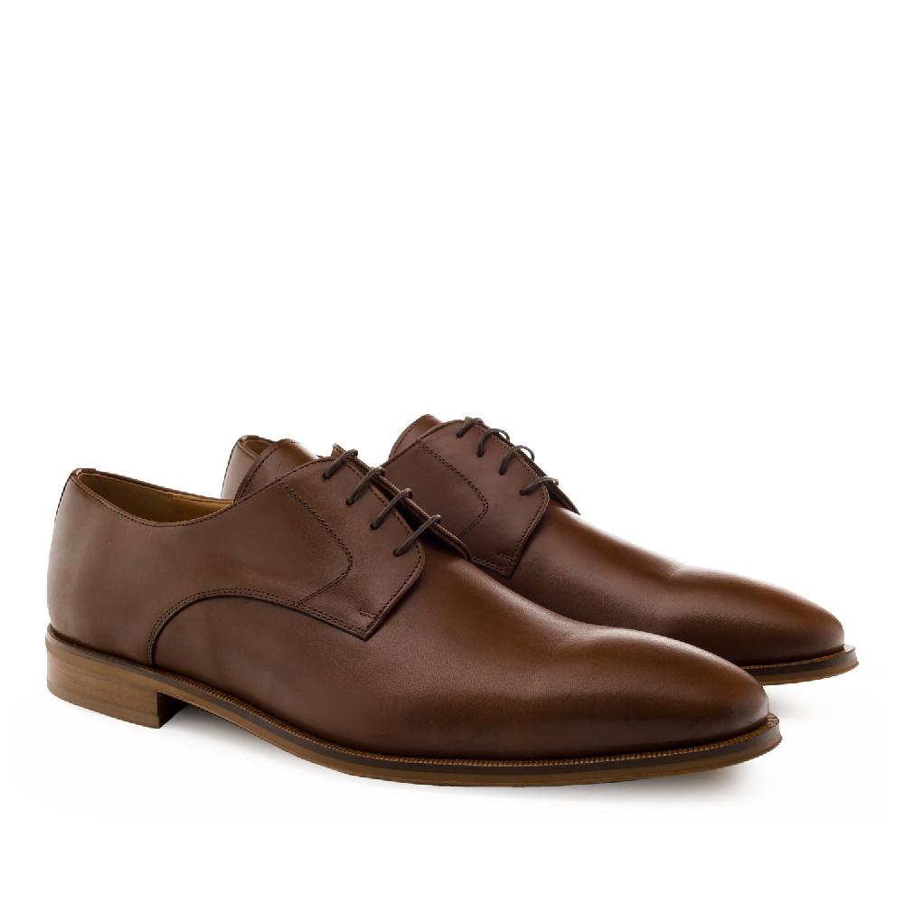 Andres machado Zapato en Cuero Marron