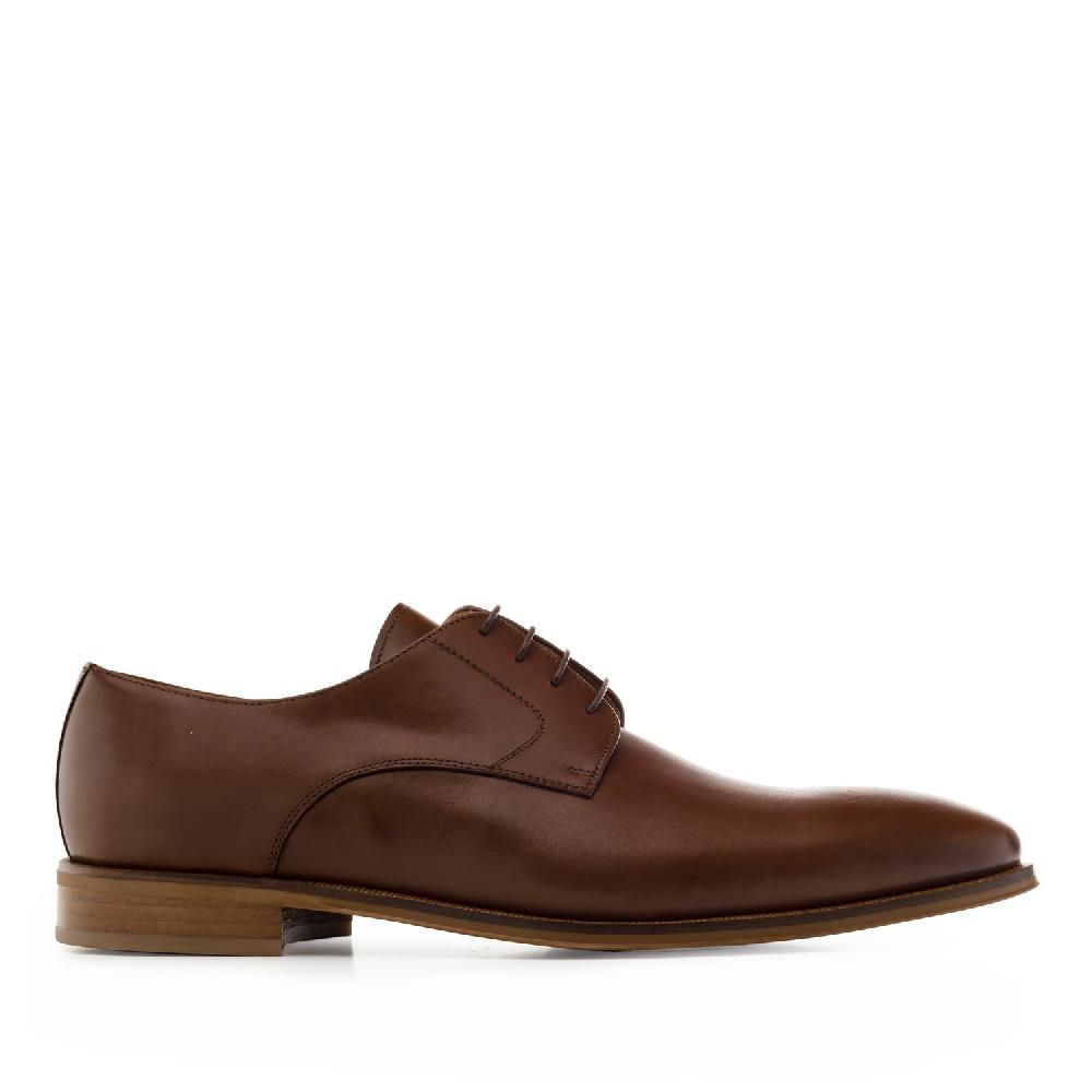Andres machado Zapato en Cuero Marron Liquidación