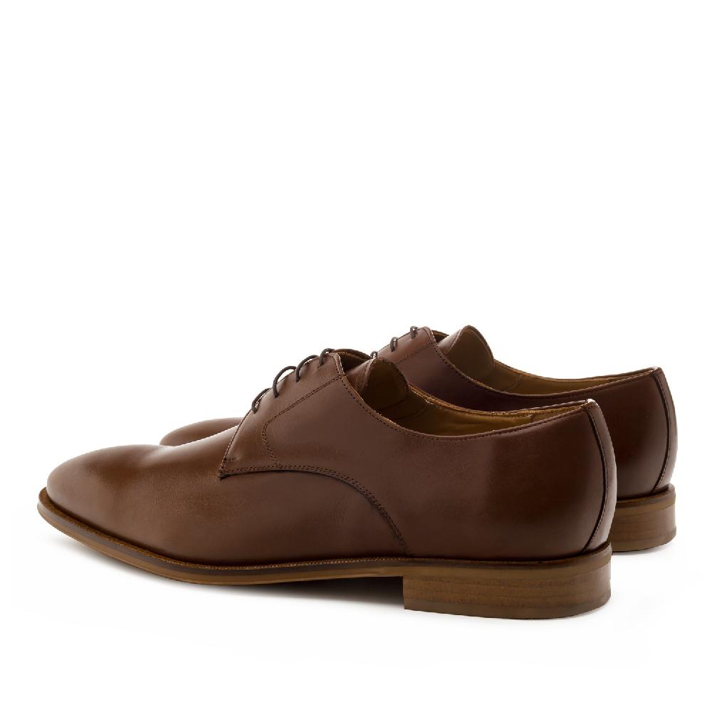 Andres machado Zapato en Cuero Marron Liquidación