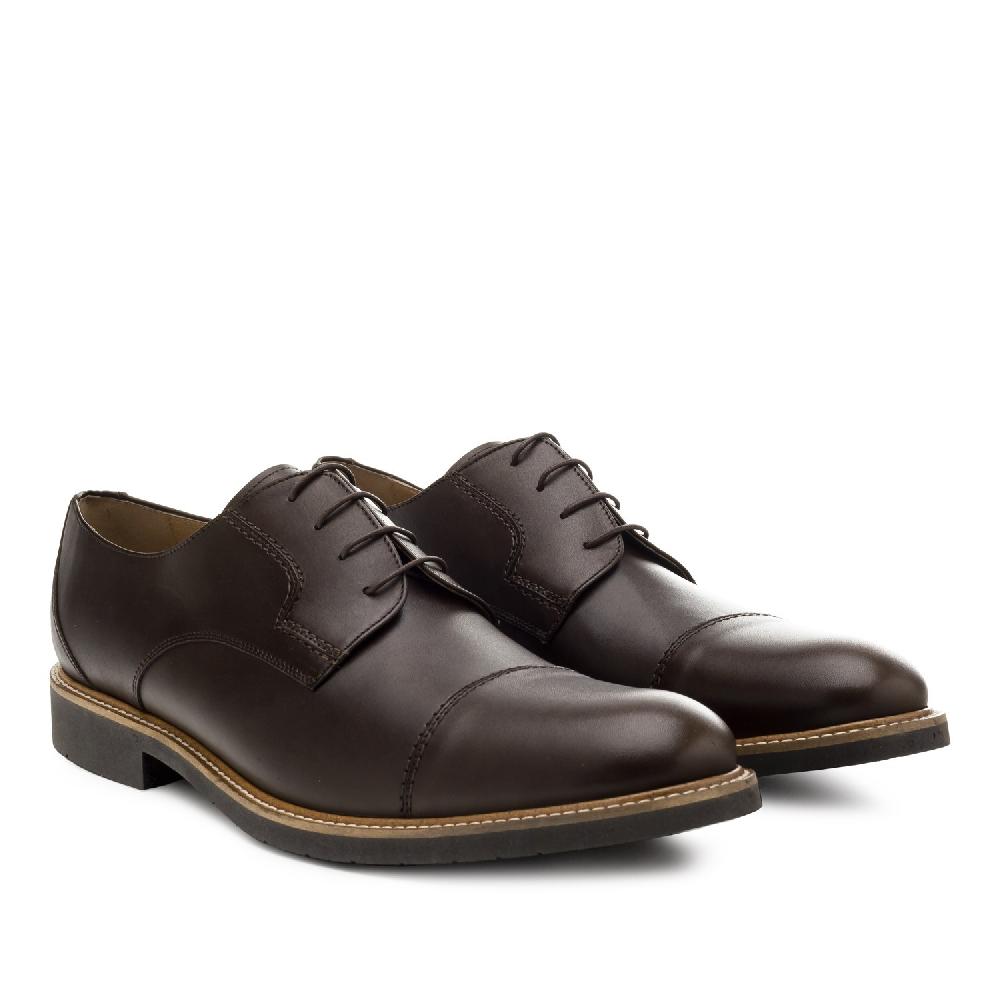 Andres machado Zapato de piel color Marron