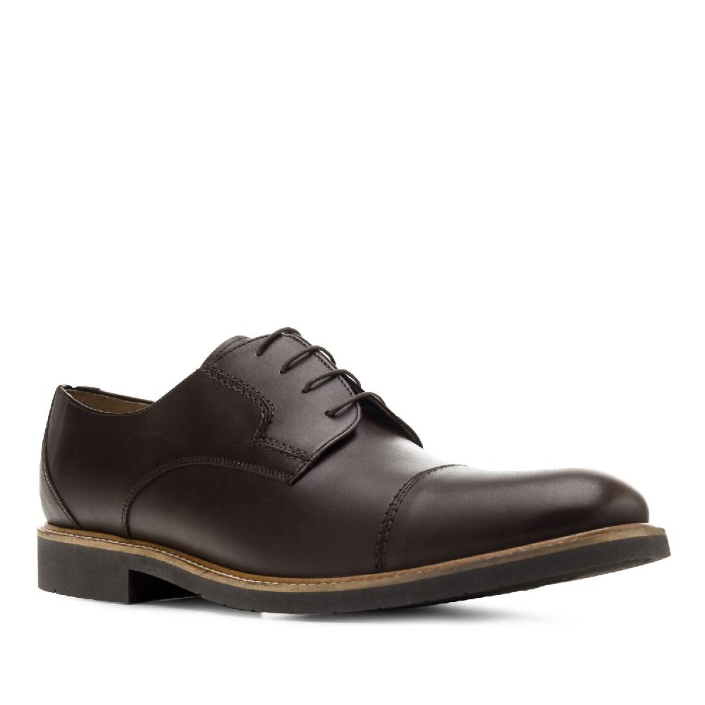 Andres machado Zapato de piel color Marron Tienda de fábrica