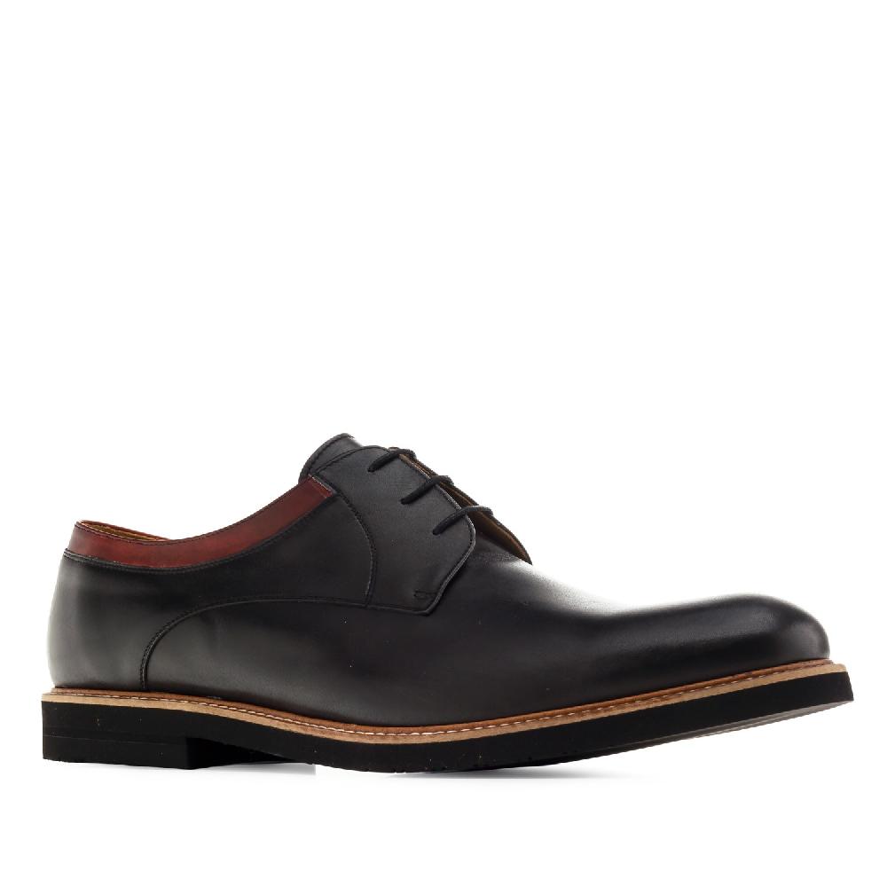 Andres machado Zapatos estilo Blucher Negro Precios de Black Friday