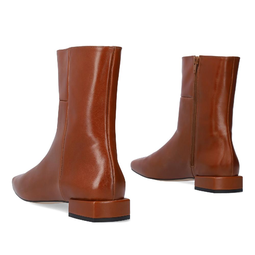 Andres machado Botín piel Cognac Outlet