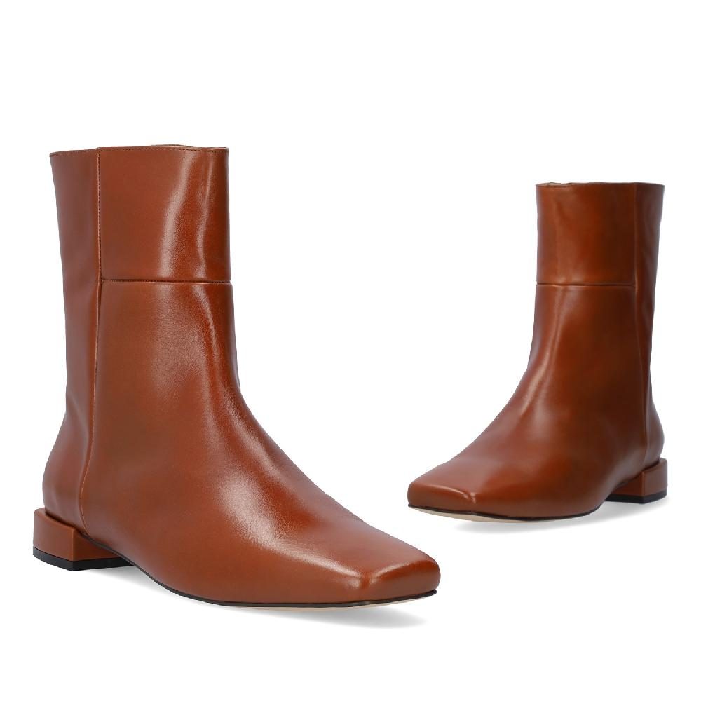 Andres machado Botín piel Cognac Outlet